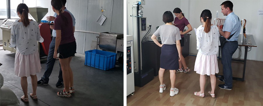 俄羅斯客戶考察工廠