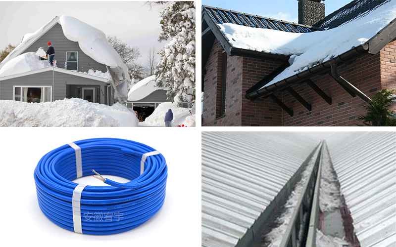 <b>天沟融雪电伴热带预防冬季房屋积雪坍塌</b>